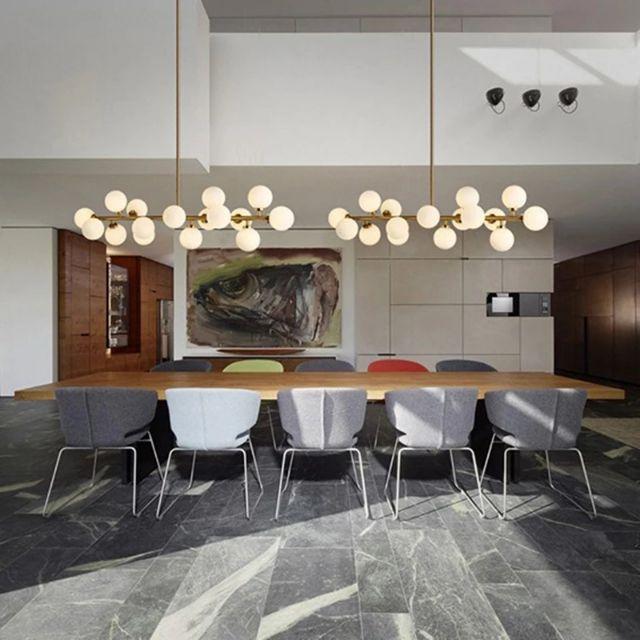 Đèn thả phong cách Bắc Âu- Đèn thả hiện đại- cành đậu - đèn phòng khách- đèn bàn ăn - đèn thả phòng giải trí