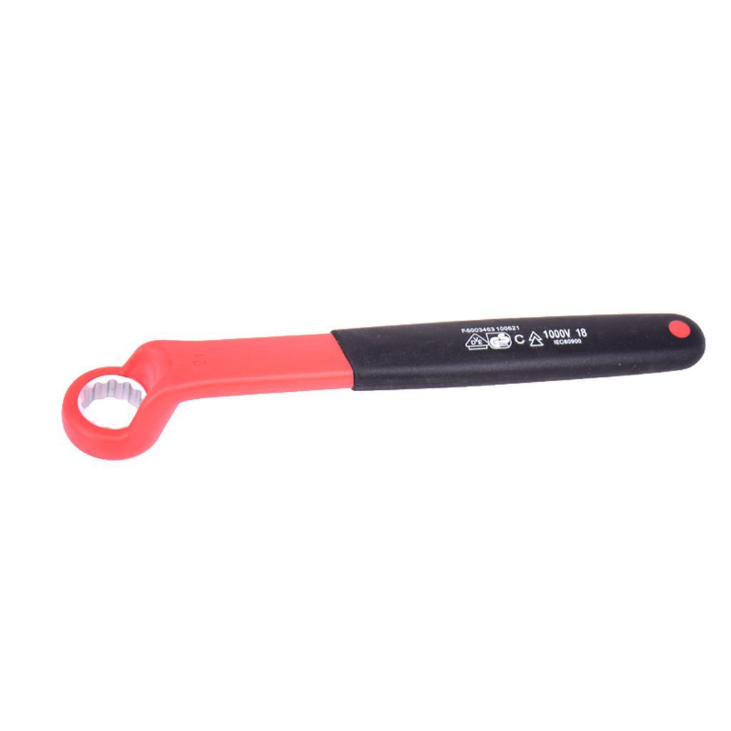 Ring Spanner Box End Insulated 1000V Cranked Offset Wrench Racheting