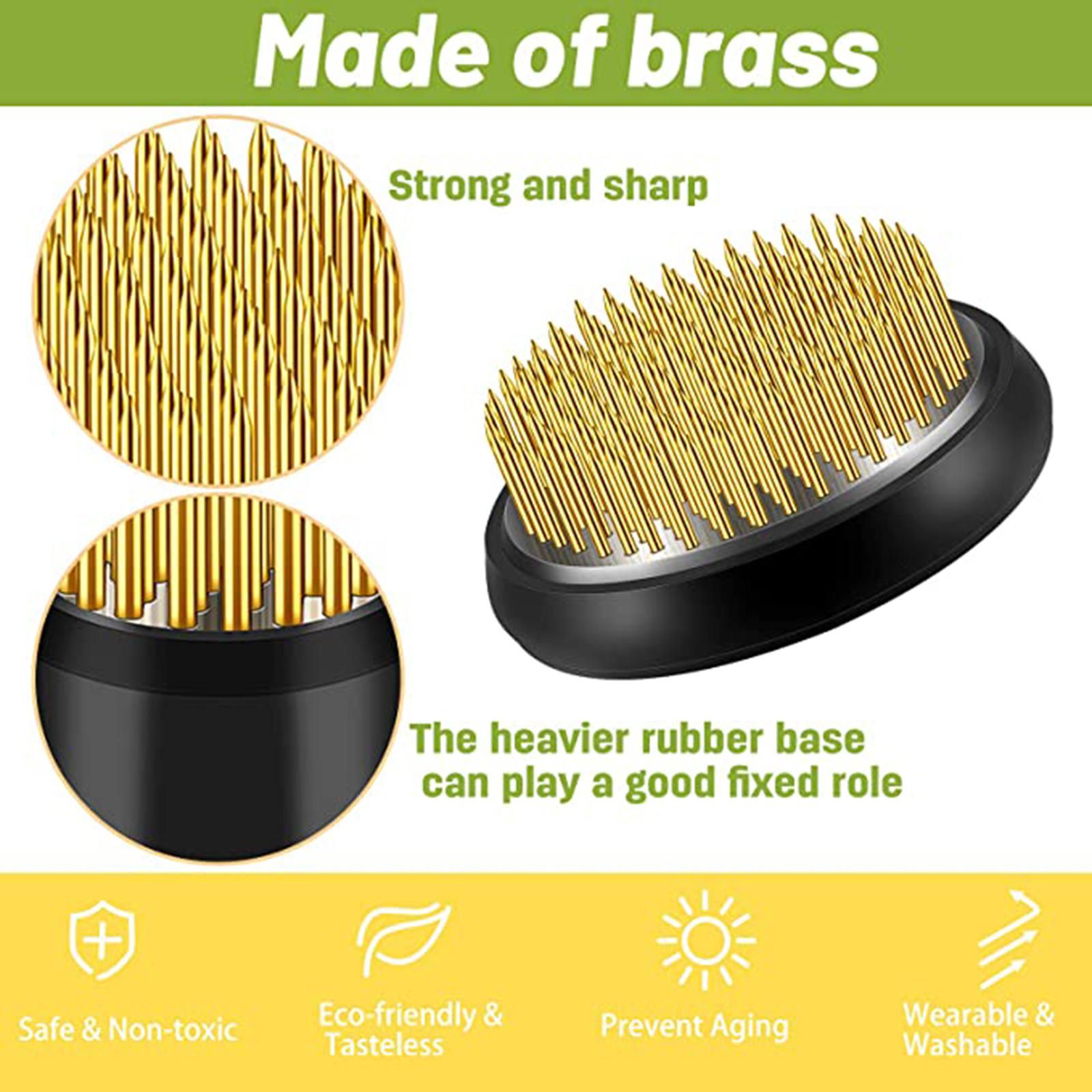 3Pcs Round Ikebana  Flower Arranging Frog Pin Holder Flower Fixed Tool