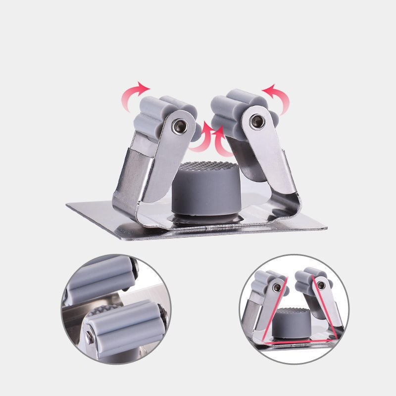 Móc Treo Cây Lau Nhà, Móc Treo Chổi, Vòi Hoa Sen, Cọ Chà Toilet...Móc Dán Tường Không Cần Khoan