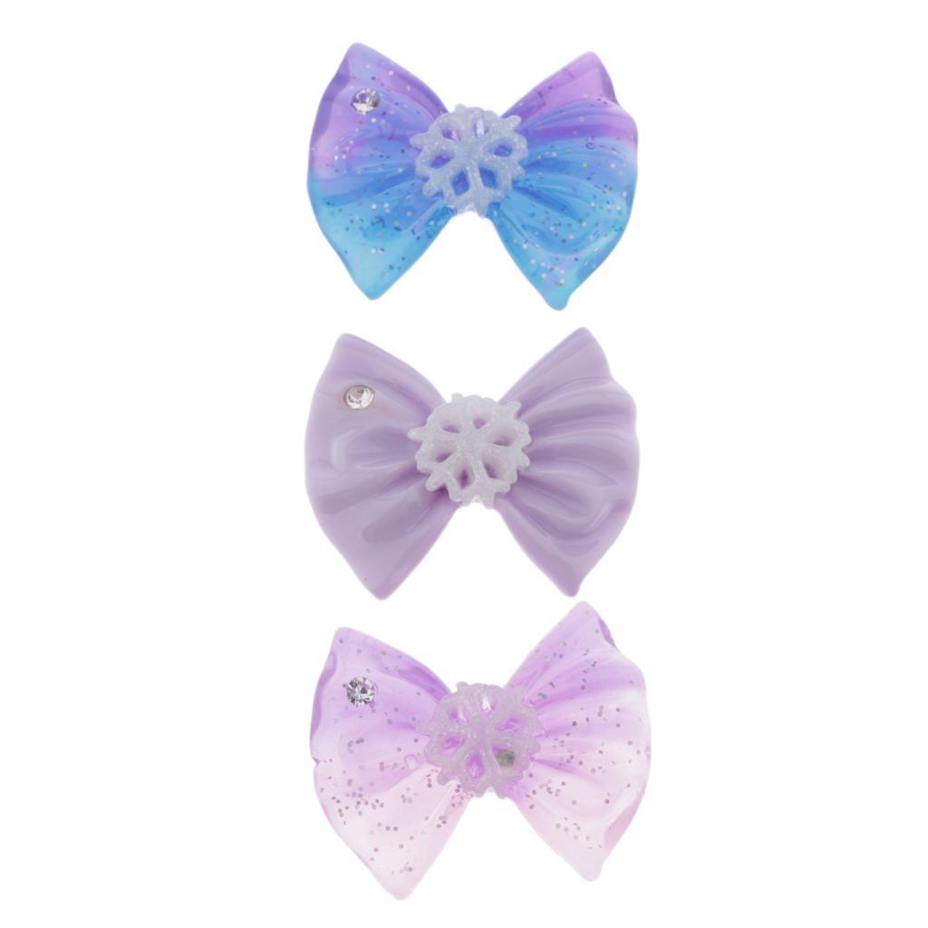 20 Pcs Colorful Bowknot Flatback Cabochon Phone Case DIY Decor