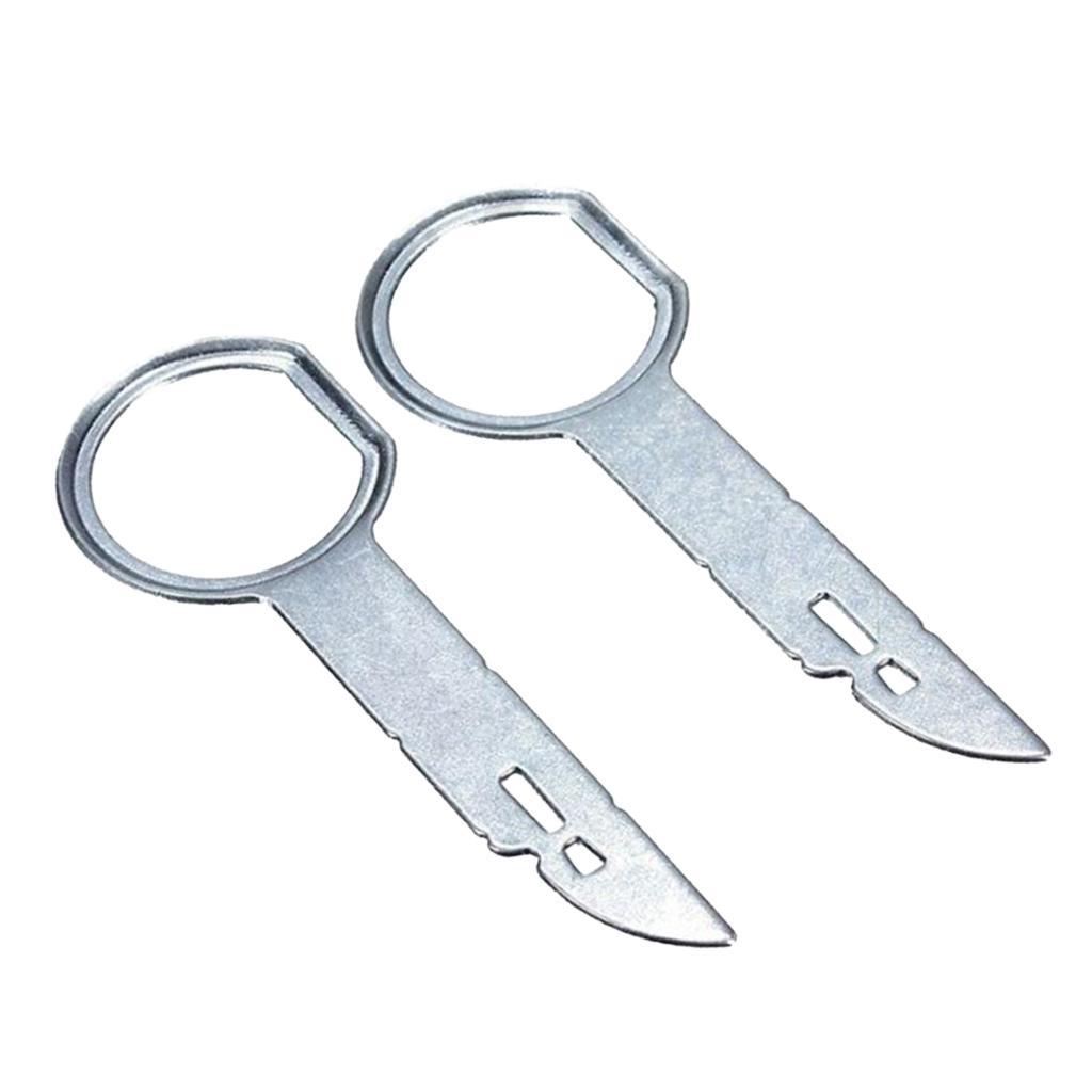 2X Car Radio Stereo CD Release Removal Tools Key For VW/Audi/Mercedes/Porsche
