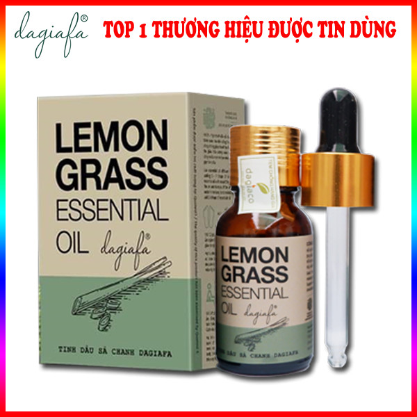 Tinh Dầu Sả Chanh Đuổi Muỗi CAO CẤP DAGIAFA 15ml – Tinh Dầu Dùng Xông Phòng, Ngâm Chân, Xông Hơi - Kiểm Tra Chất Lượng Tại Quatest 3