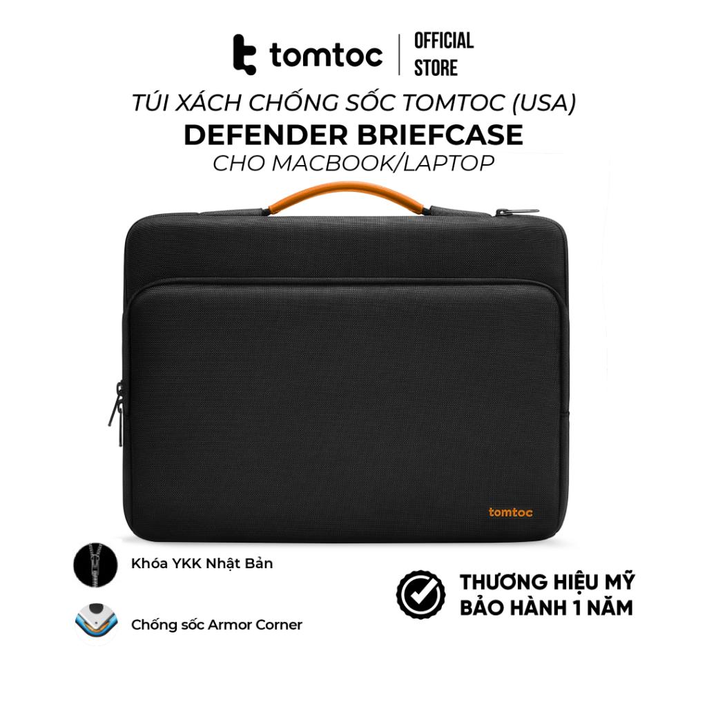 Túi xách chống sốc Tomtoc Briefcase cho cho Macbook Air/Pro13 /Pro 14/ Air 15/ Pro 16 - Hàng chính hãng