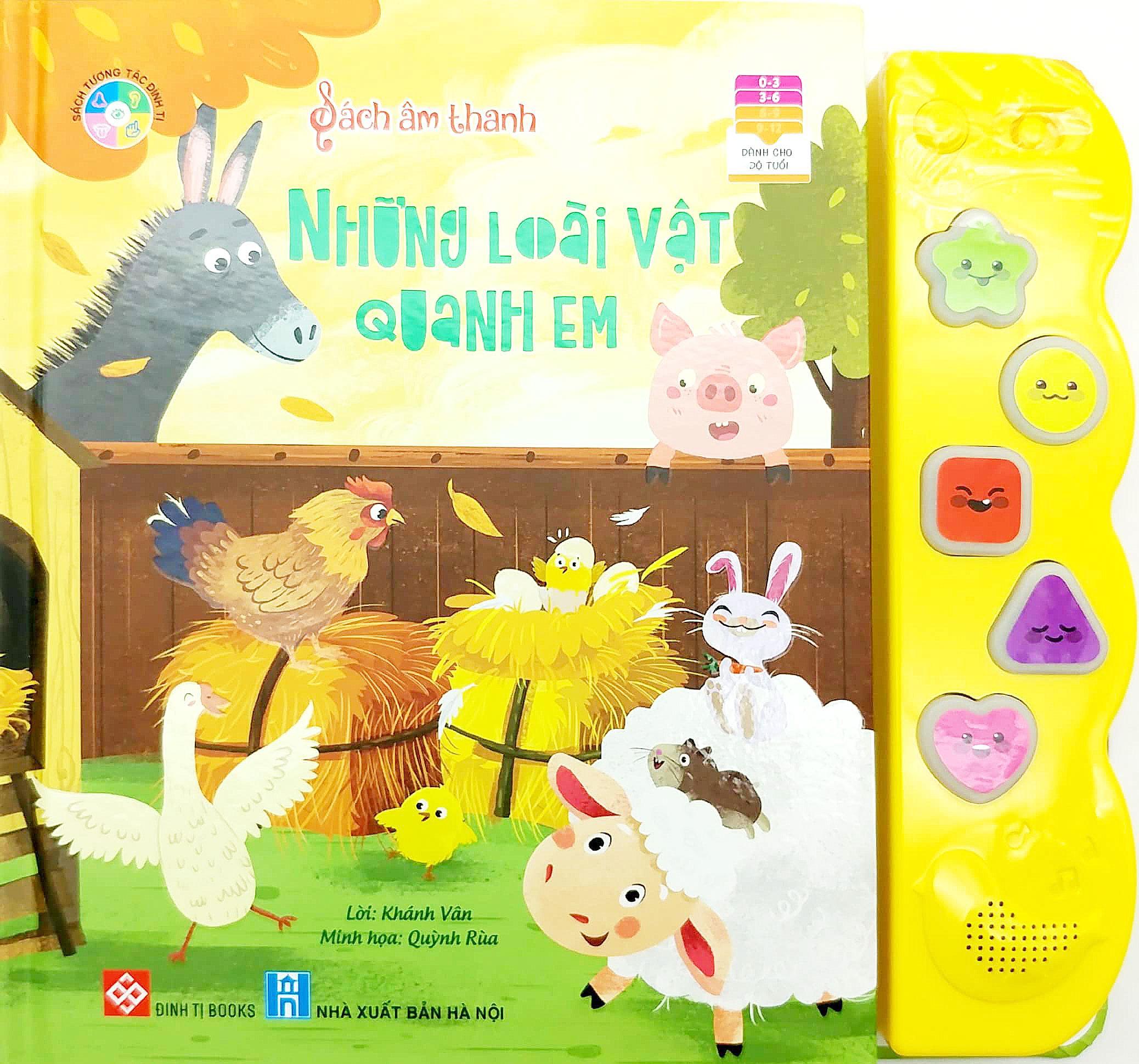 Sách Âm Thanh - Những Loài Vật Quanh Em - ảnh 3