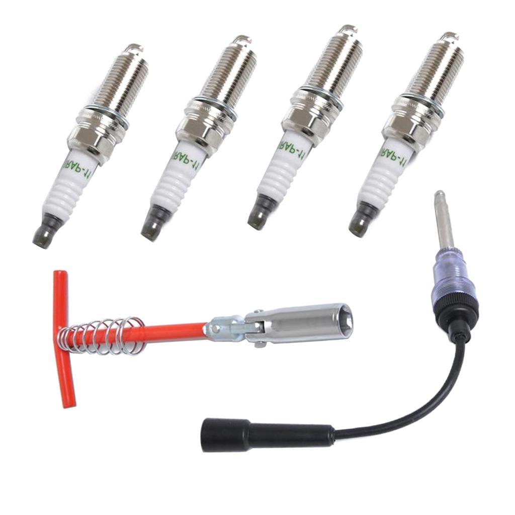 4 X Spark Plugs with Assembly Tools And Spark Plug Spark Plug
