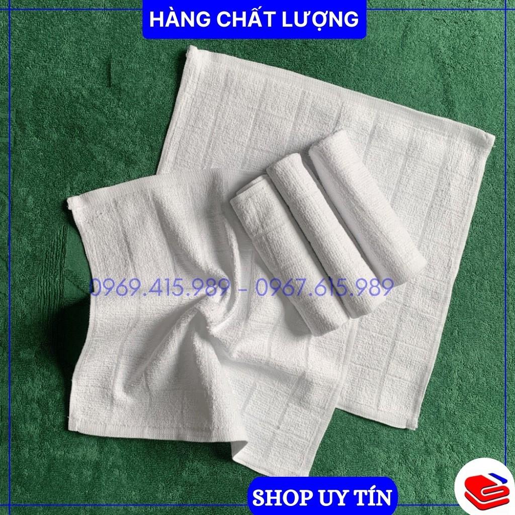 Khăn trắng nhỏ đa năng lau chùi mọi thứ, 100% cotton tự nhiên, bán rẻ xin đánh giá