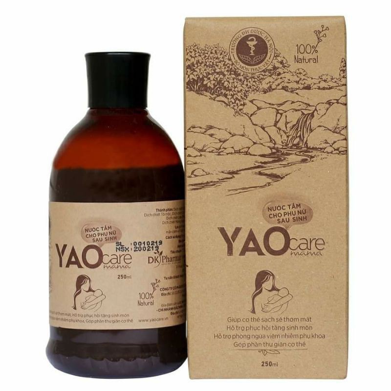 Thảo dược xông ngâm phụ khoa sau sinh Yaocare Mama ( chai 250ml)