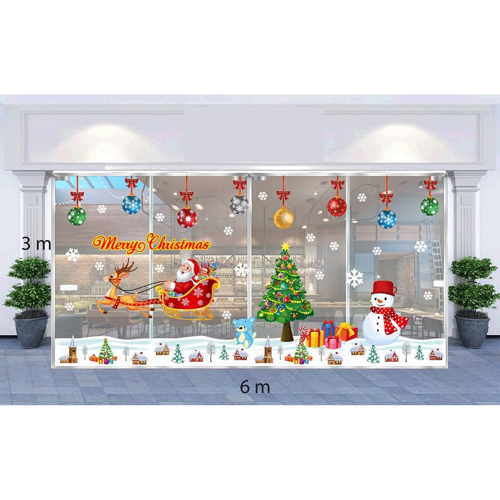DECAL TRANG TRÍ NOEL 2021 COMBO SỐ 28