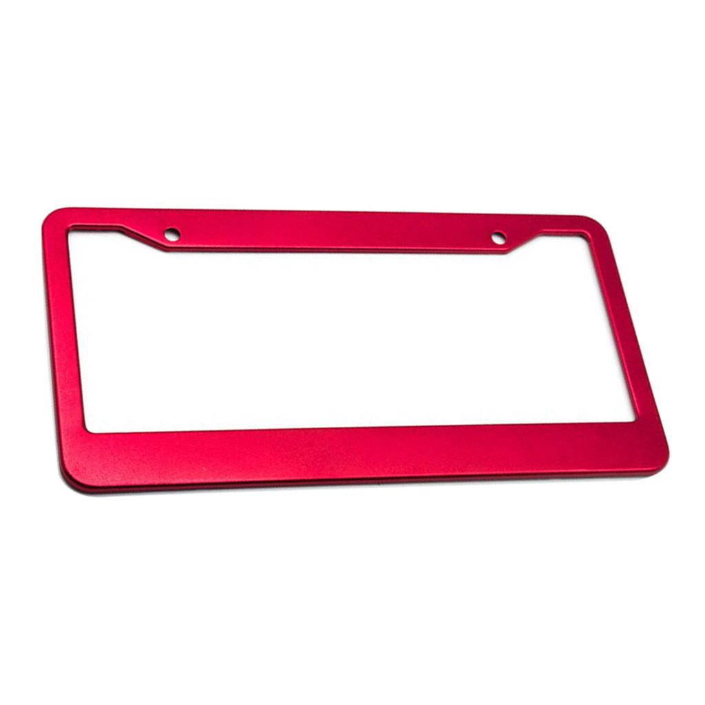 Metal Aluminium Alloy Anodized Car License plate frame holder Blank