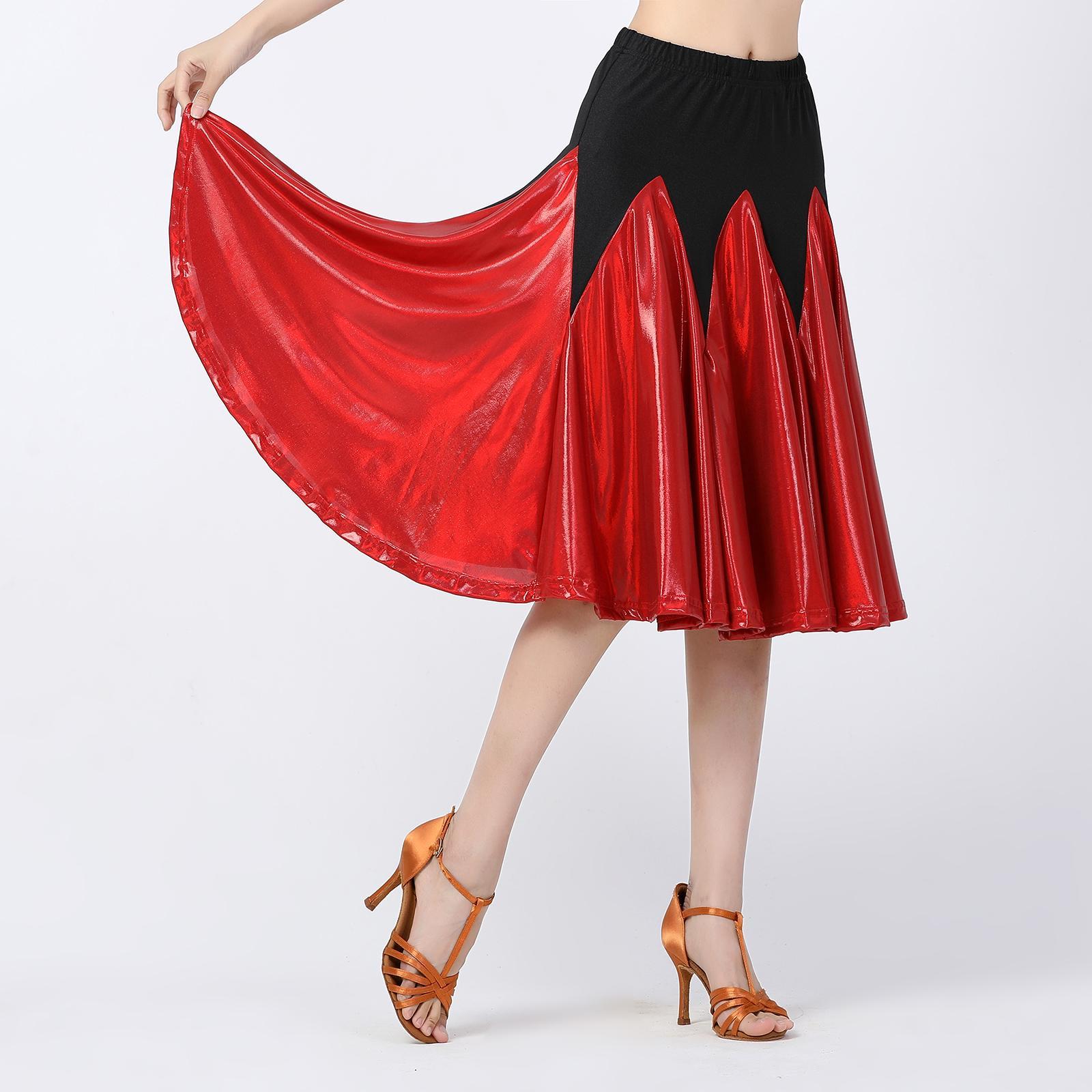 Ballroom Dance Skirts Party Cha Cha Dress Square Dancing Costume Big Swing Skirts