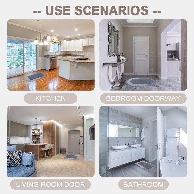 Thảm lót sàn nhà tắm siêu thấm - Thảm chùi chân Home chống trượt nhanh khô- Thảm chân Silicon decor nhà siêu mịn