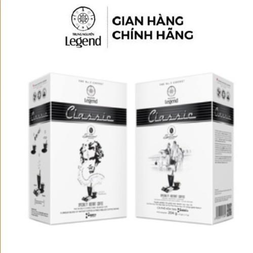 Combo 2 Hộp Cà Phê Sữa Hòa Tan - Legend Classic - Hộp 12 gói - Trung Nguyên Legend (Gu mạnh, vị đắng đậm đà)