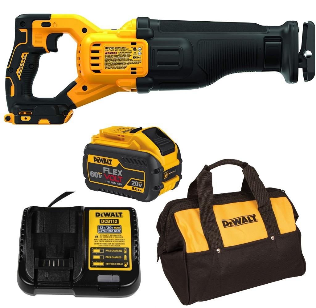 MÁY CƯA KIẾM PIN CẦM TAY 20V60V DEWALT DCS386X1- HÀNG CHÍNH HÃNG
