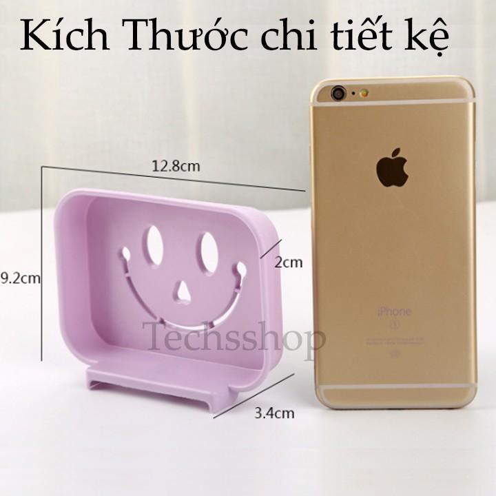 Kệ Đựng Xà Phòng Dán Tường Hình Mặt Cười - Khay Để Xà Bông Không Khoan Tường