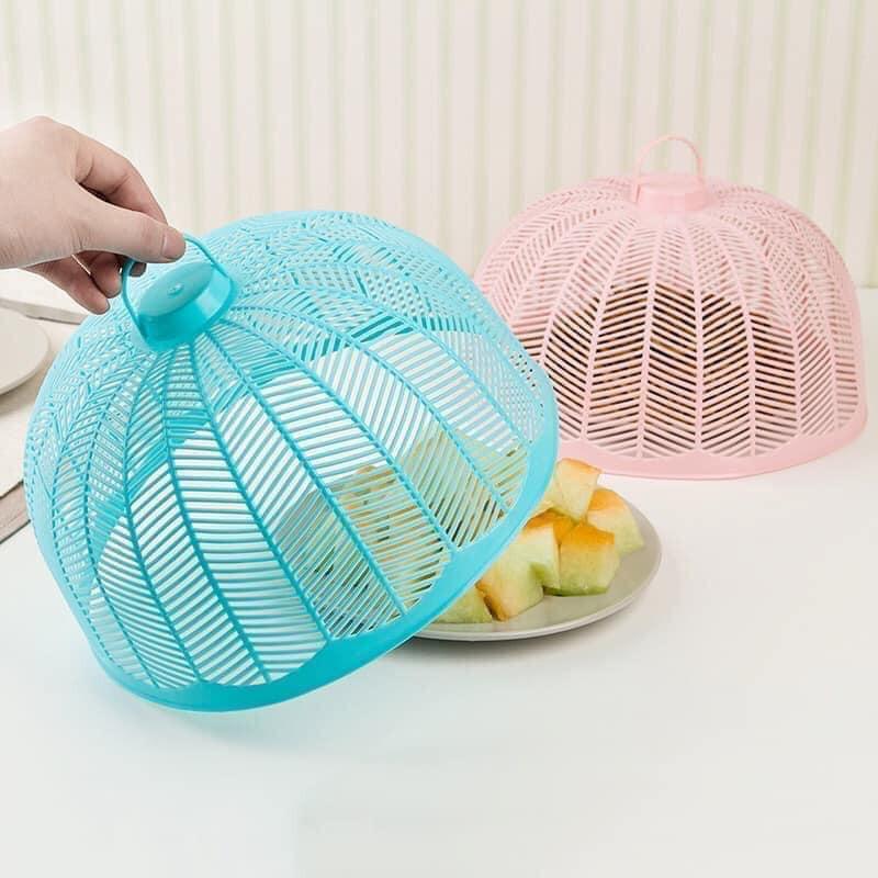 Lồng bàn nhựa mini hình tròn 25cm đa năng