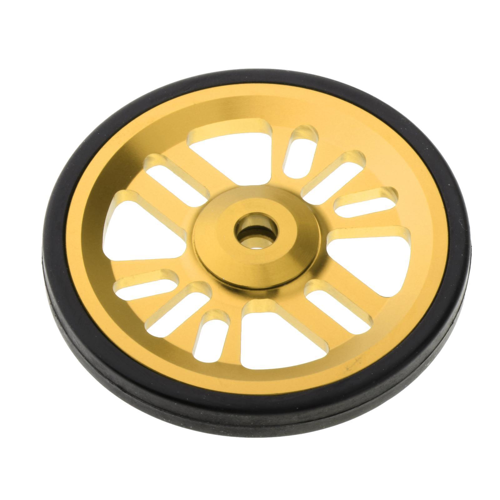 4x Folding bike Wheels 6cm for  Foldable  Transporting Pushing Walking Components Parts