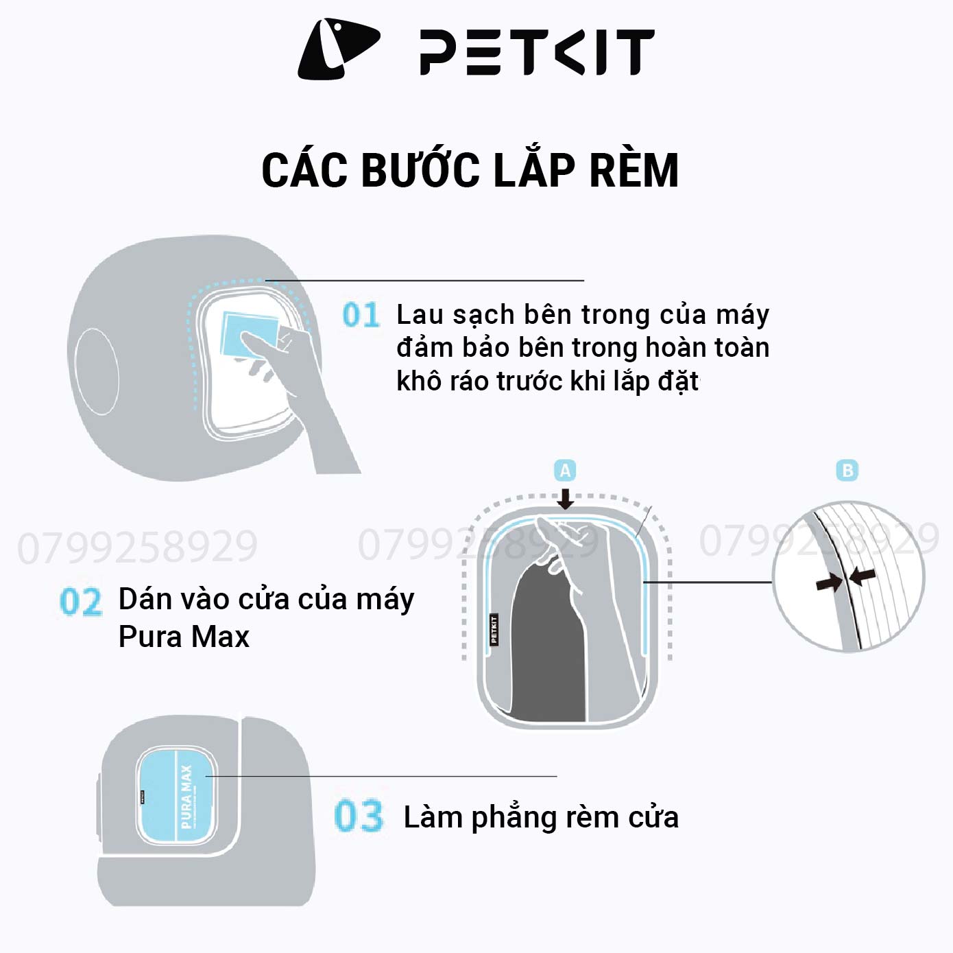 Rèm Che Dùng Cho Máy Dọn Phân Mèo Tự Động Petkit Pura Max