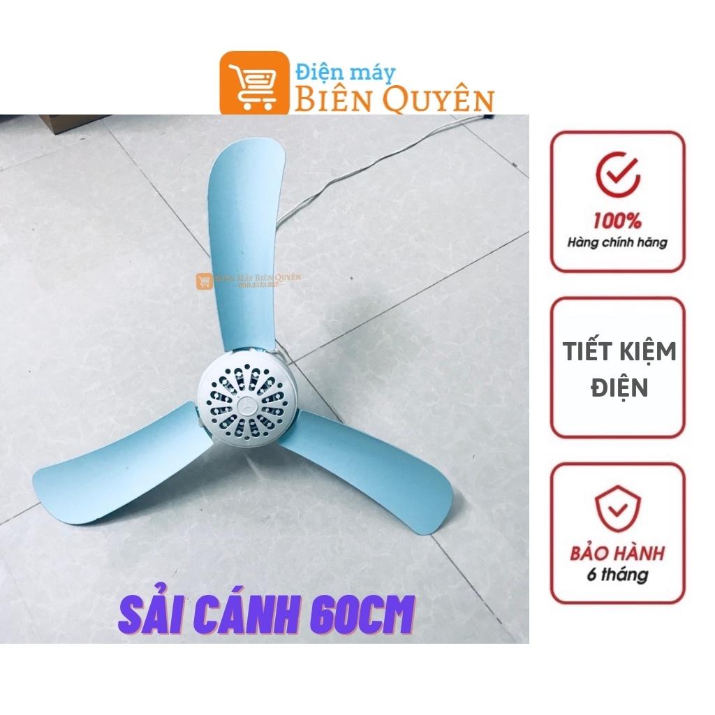Quạt Trần Mini Quạt Treo Màn 3 Cánh Sải Cánh 60cm Siêu Mát Tiết Kiệm Điện