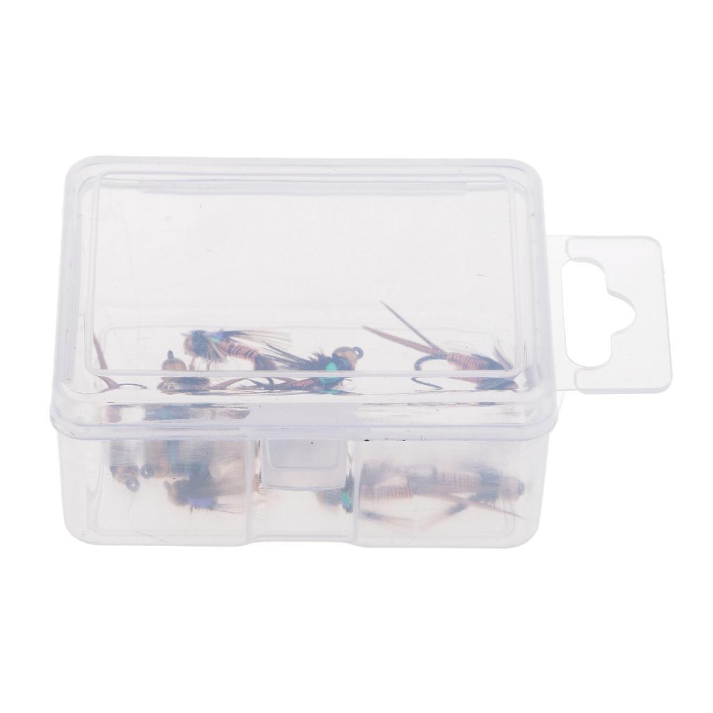 Fly Fishing Flies Bead Head Fast Sinking Wet Flies Lure For Bass Salmon Carp