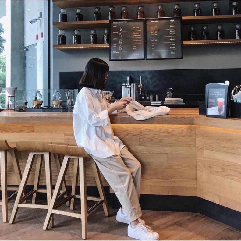 Sét sơ mi dài tay + quần kaki xuông ND25