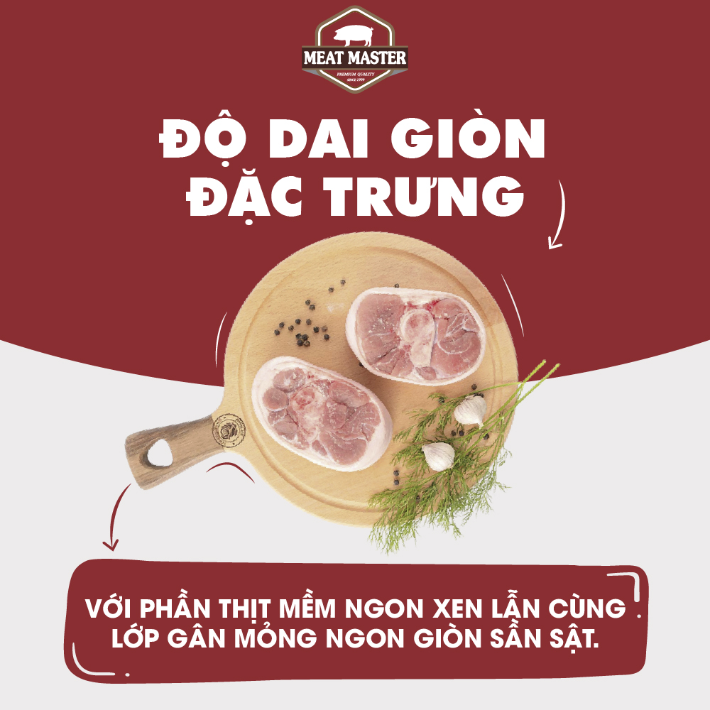 Bắp giò heo cắt khoanh Meat Master ( 400G ) - Giao nhanh