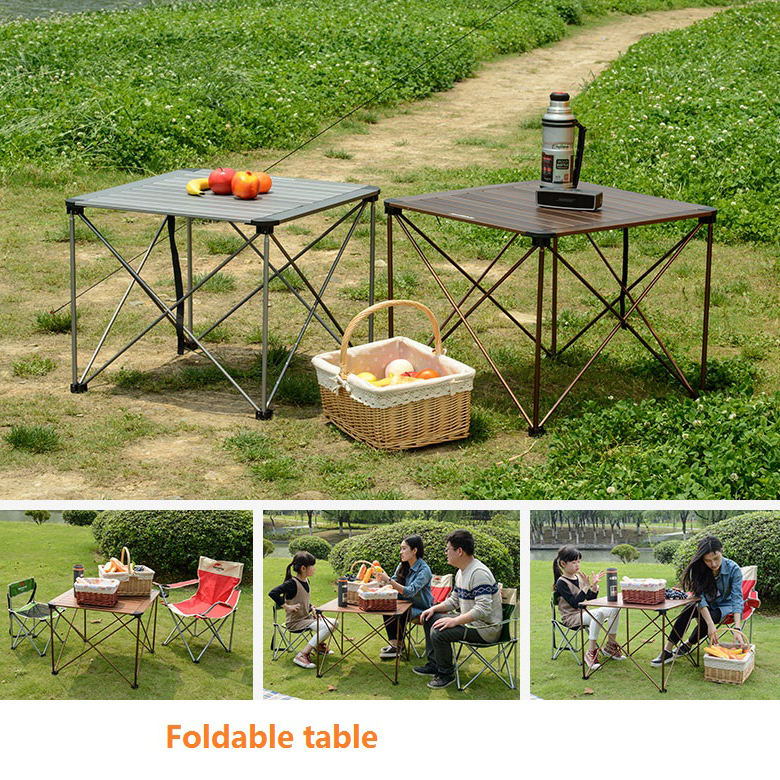 Bàn Xếp Dã Ngoại Di Động Cầm tay Siêu nhẹ cho Du Lịch Picnic Cắm Trại Câu cá NatureHike NH16Z016-L