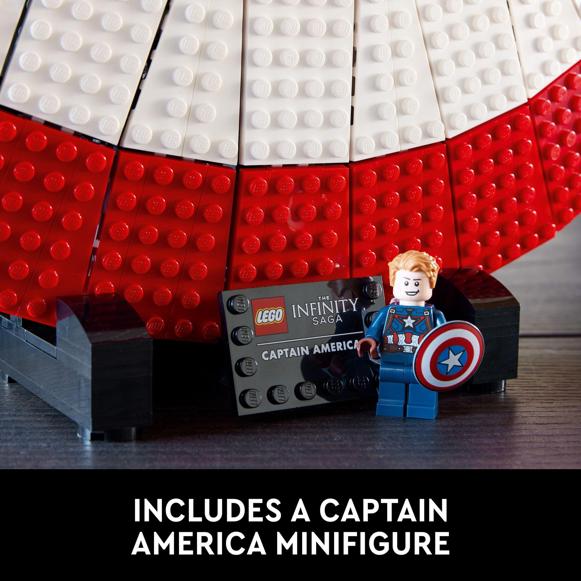 LEGO Super Heroes 76262 Đồ chơi lắp ráp Khiên của Captain America (3128 chi tiết)