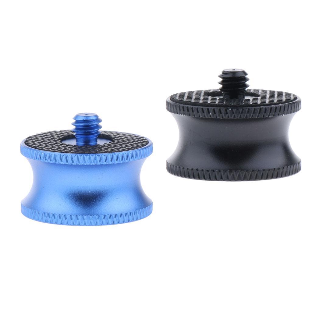 2Pack 1/4 Male to 3/8 Female Screw Adapter Mount for Tripod Camera Monopod