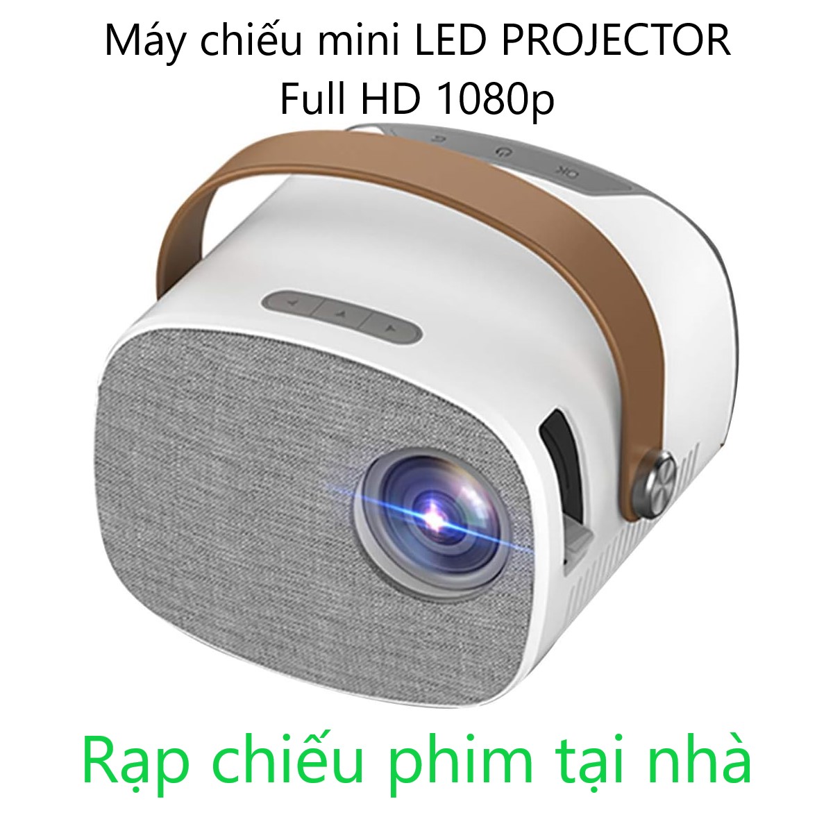 Máy chiếu mini LED PROJECTOR Rạp chiếu phim tại nhà Full HD 1080p giá rẻ, chất lượng, bảo hành 12 tháng