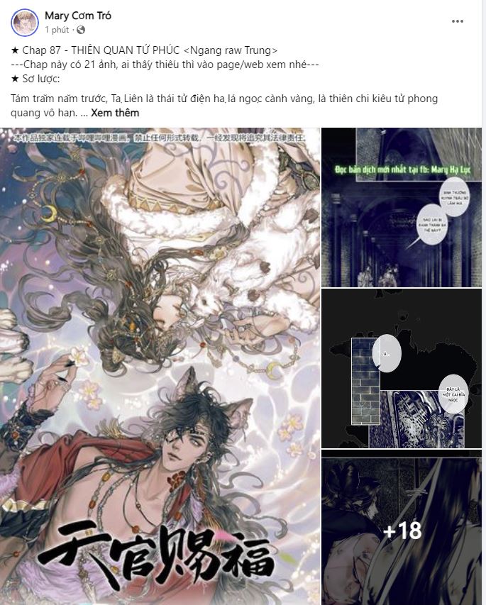 thiên quan tứ phúc - bách vô cấm kỵ chapter 87 1