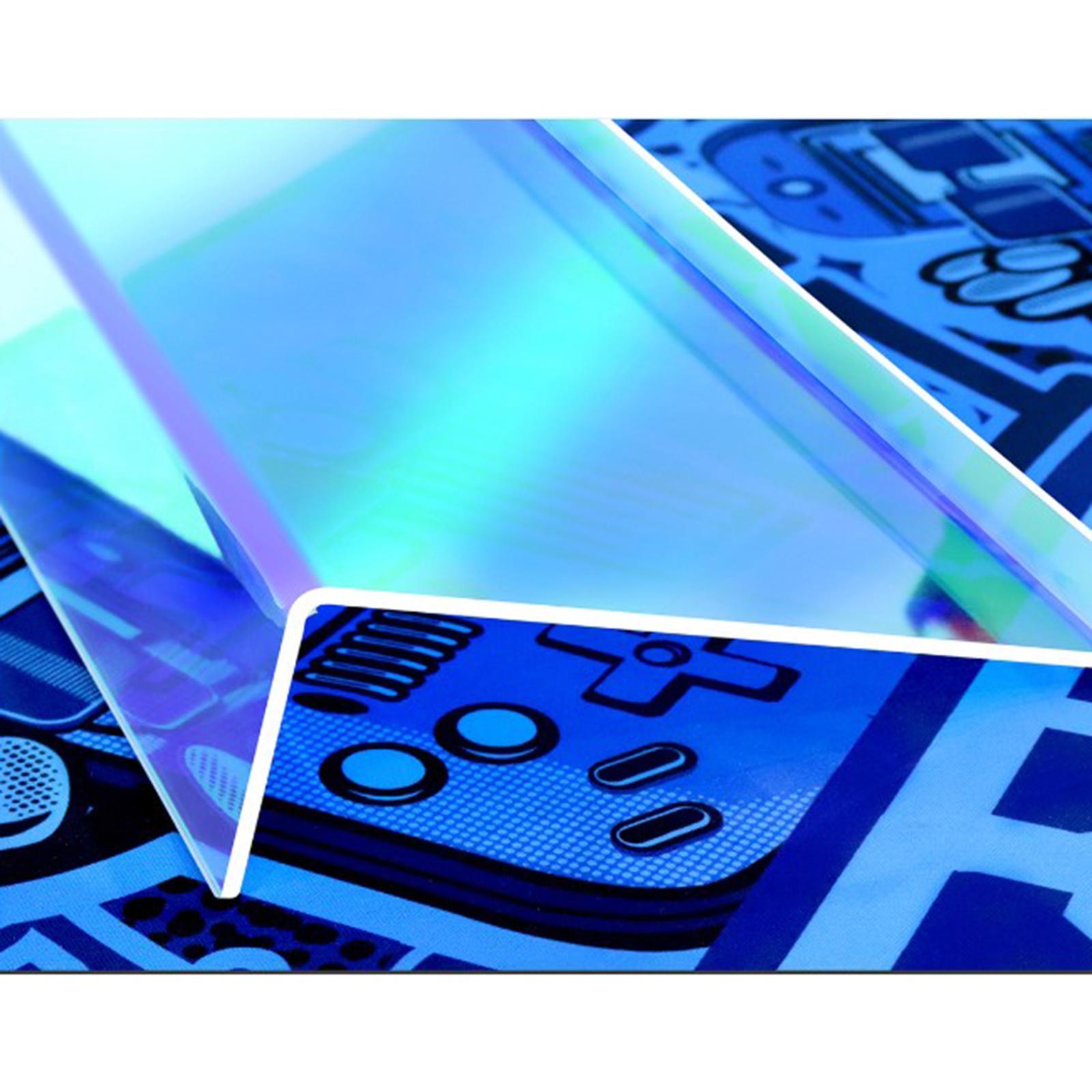 PC Keyboard Stand Acrylic Tilted Computer Keyboard Holder, Clear Keyboard Storage Durable ,3mm Thickness Keyboard Tray Holder for Study ,Office