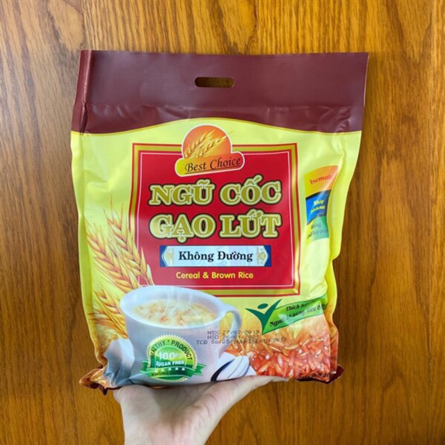 Ngũ Cốc Gạo Lứt không đường ăn kiêng Best Choice 540gr