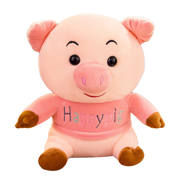 Gấu Bông Heo Happy Pig (35 Cm) Gb55 (Màu Hồng)