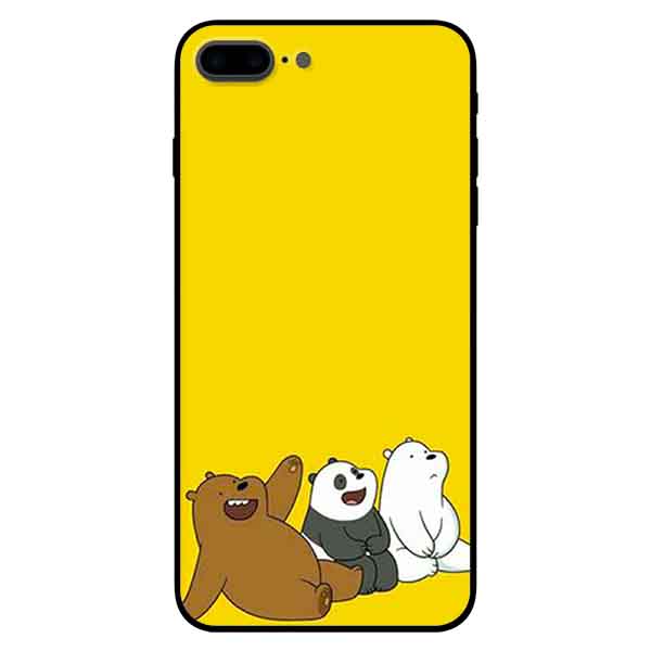 Ốp in cho iPhone 7 Plus / 8 Plus mẫu  3 Chú Gấu B