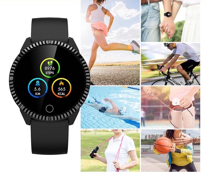 Đồng Hồ Thông Minh Smart Watch C19 Chức Năng Đo Nhịp Tim, Huyết Áp, Spo2, Theo Dõi Vận Động