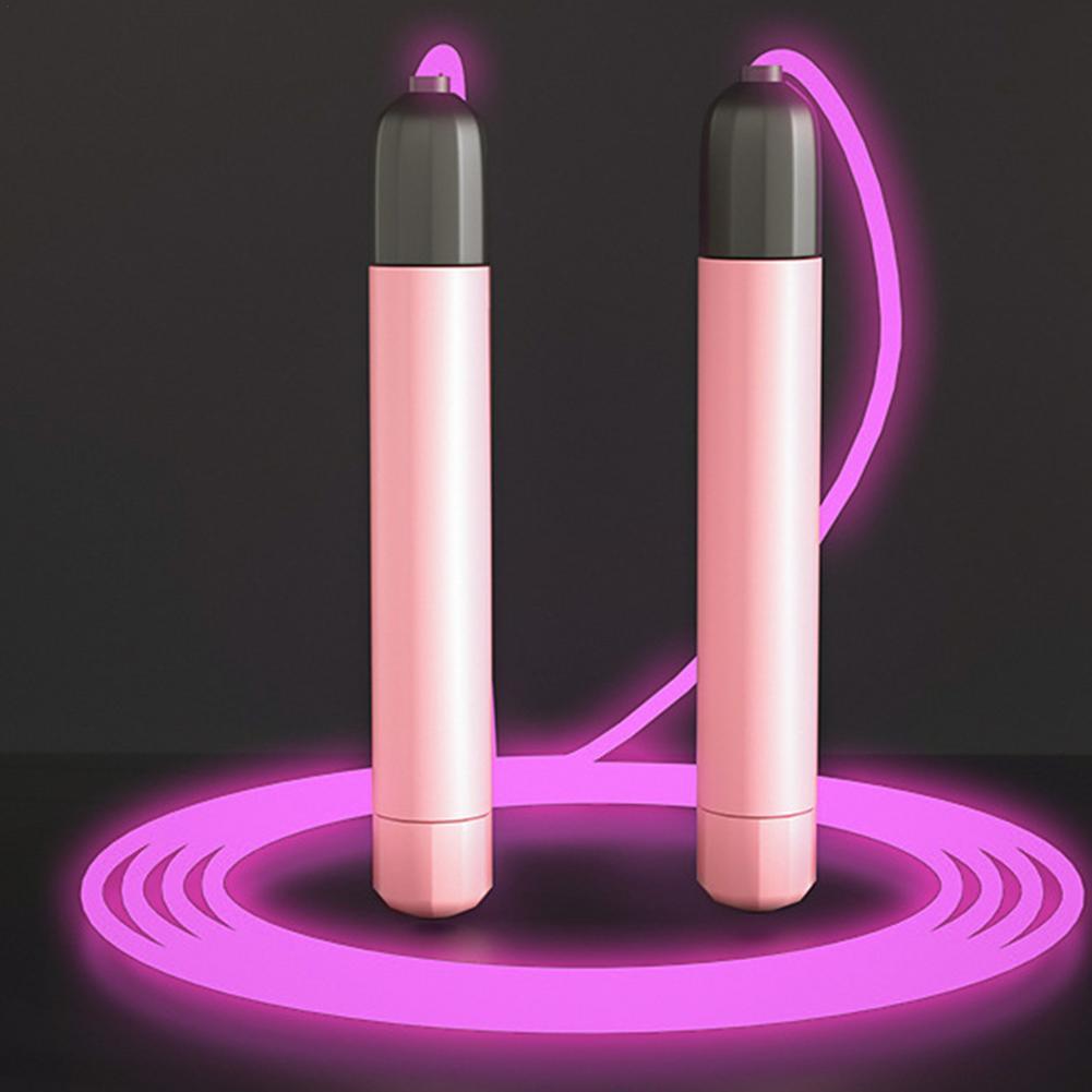 Đèn LED Phát Sáng Ban Đêm Phát Sáng Dây Nhảy Dài 3 Mét Nhanh Bỏ Qua Dây Dây Nhảy Cho Bé Gái Bé Trai Người Mới Bắt Đầu học Sinh Adu