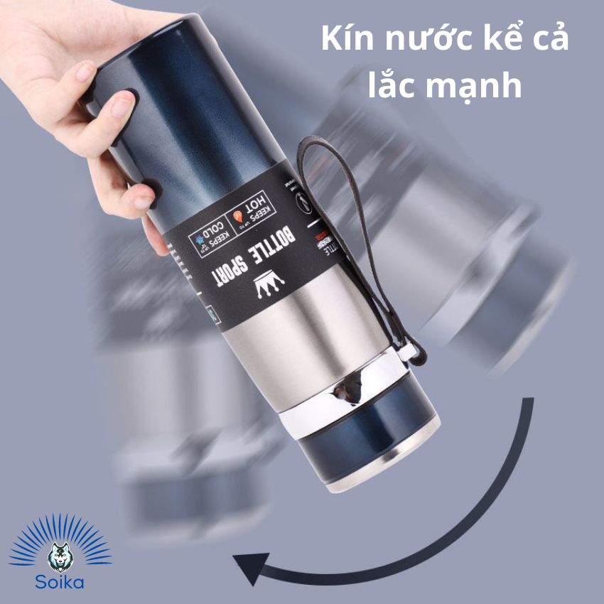 Bình Giữ Nhiệt SOIKA SB091 Inox 316 Cách Nhiệt Chân Không Nhiều Màu Nhiều Dung Tích