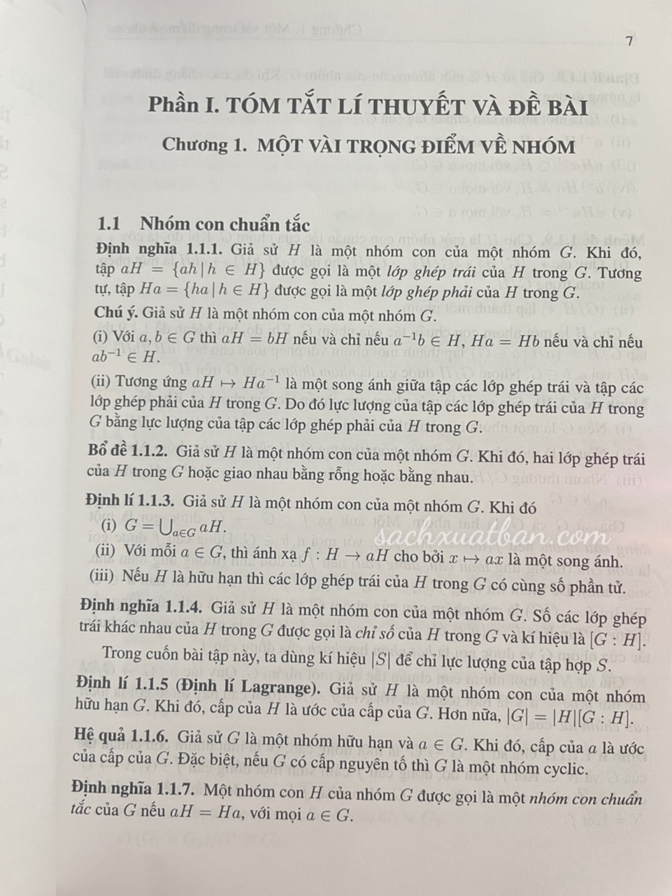 Combo 2 cuốn Cơ sở lí thuyết Galois và Bài tập lí thuyết Galois