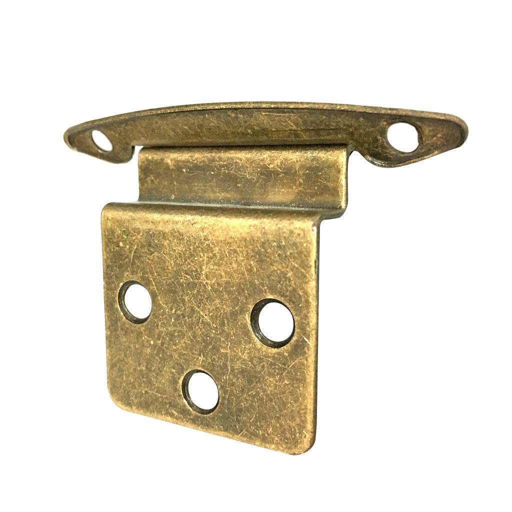 Vintage Antique Brass Mini Hinges for Wooden Furniture Box Hardware