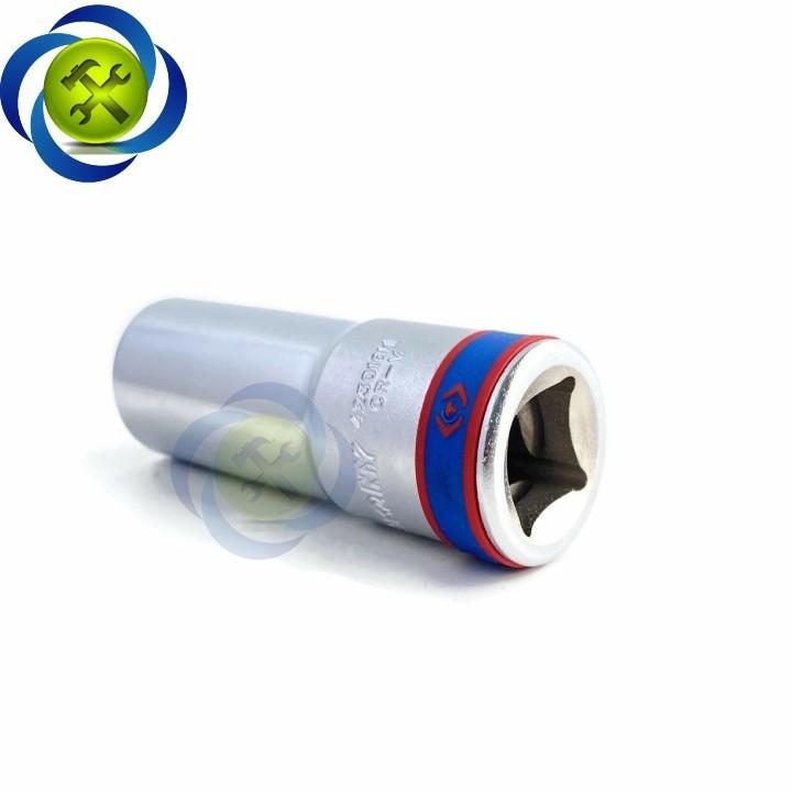 Tuýp 16mm 1/2 Kingtony 423016M loại dài 77mm 12 cạnh màu trắng