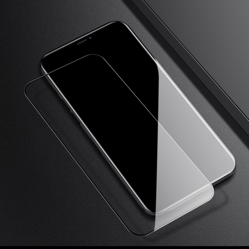 Miếng dán cường lực iPhone 12 Pro Max hiệu Nillkin Amazing CP+ Pro full màn hình 3D mỏng 0.23mm, Kính ACC Japan, Chống Lóa, Hạn Chế Vân Tay - Hàng chính hãng