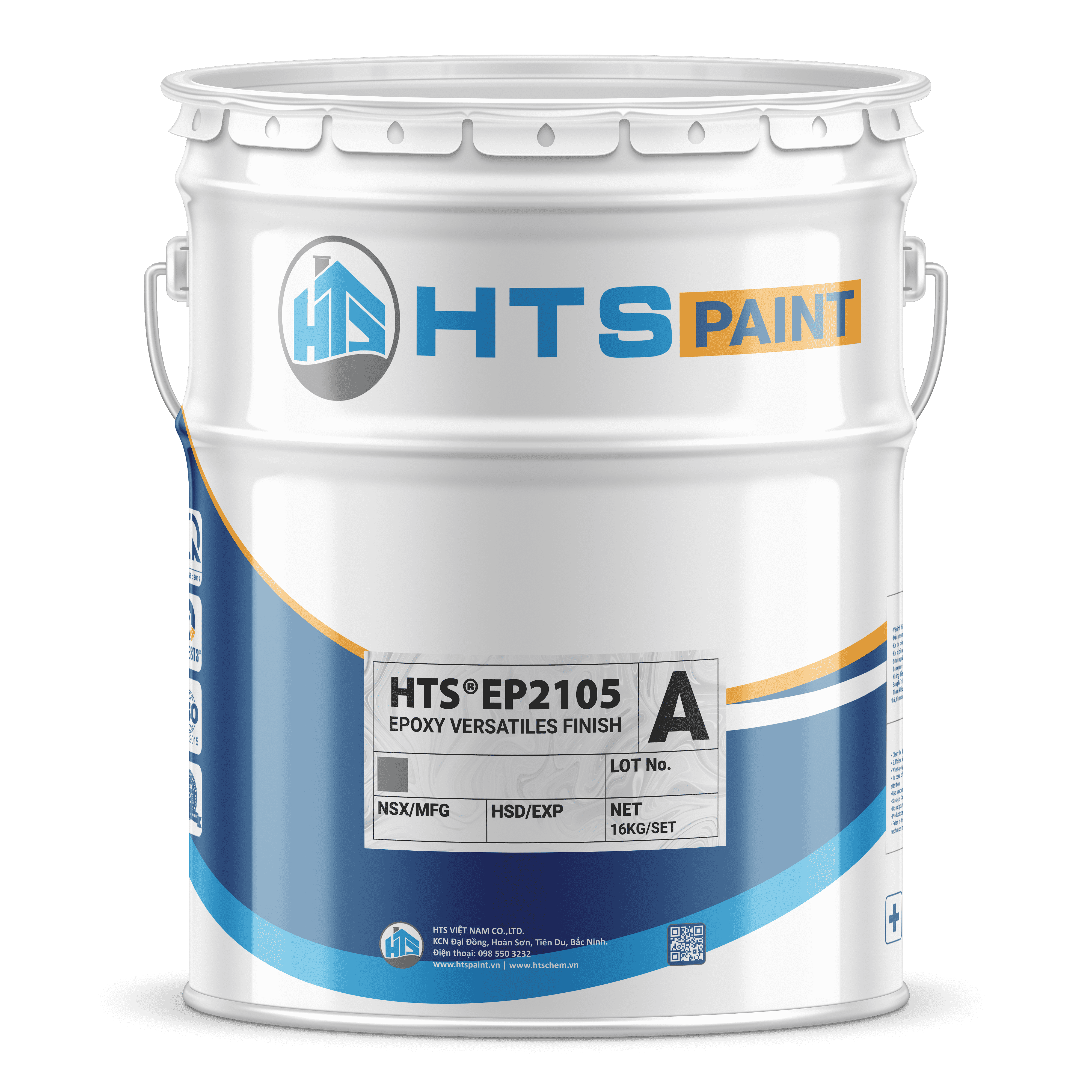 Sơn Phủ Epoxy Đa Năng HTS EP2105 bộ lớn 16Kg