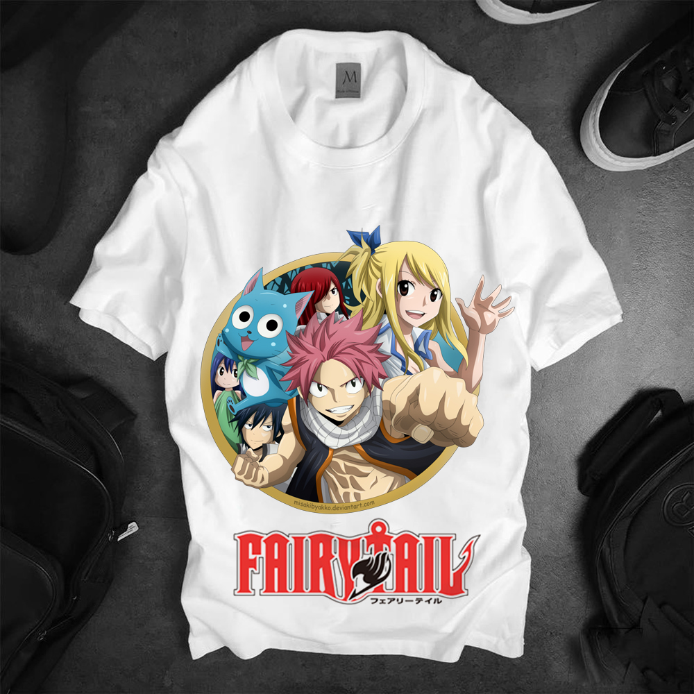 Áo Thun Hoạt Hình Hội Pháp Sư Fairy Tail Ms04 Cực Chất - Xxxl | Tiimii  T-Shirt | Tiki