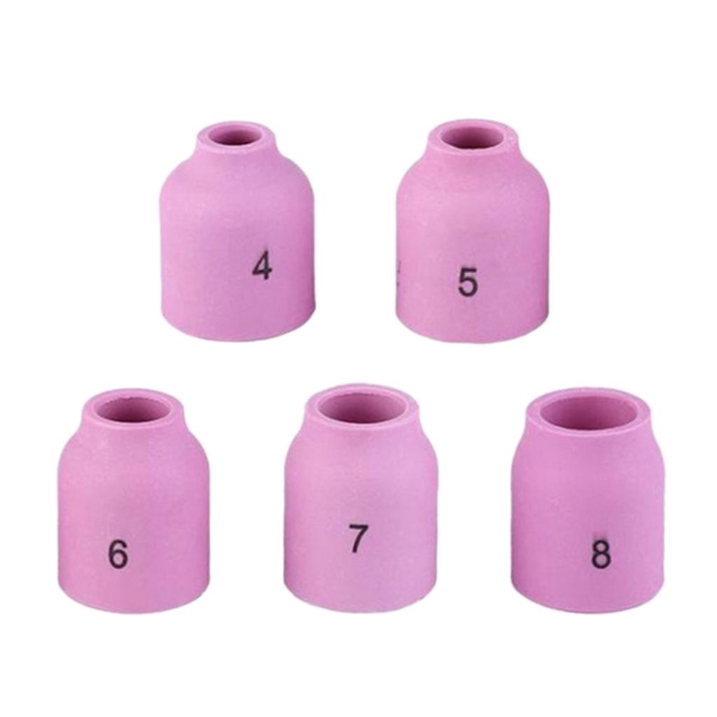 5pcs 53N TIG Alumina Nozzle Shield Cup for WP-9/20/22/24/25 Accessories