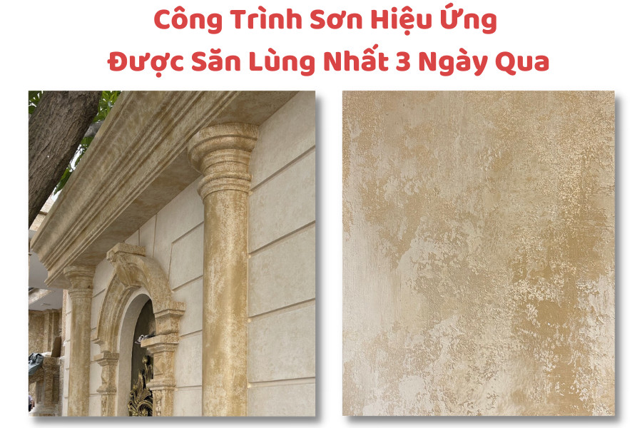 Sơn hiệu ứng bê tông PUKACO - 202 sử dụng được 18m2 cho nội thất và ngoại thất