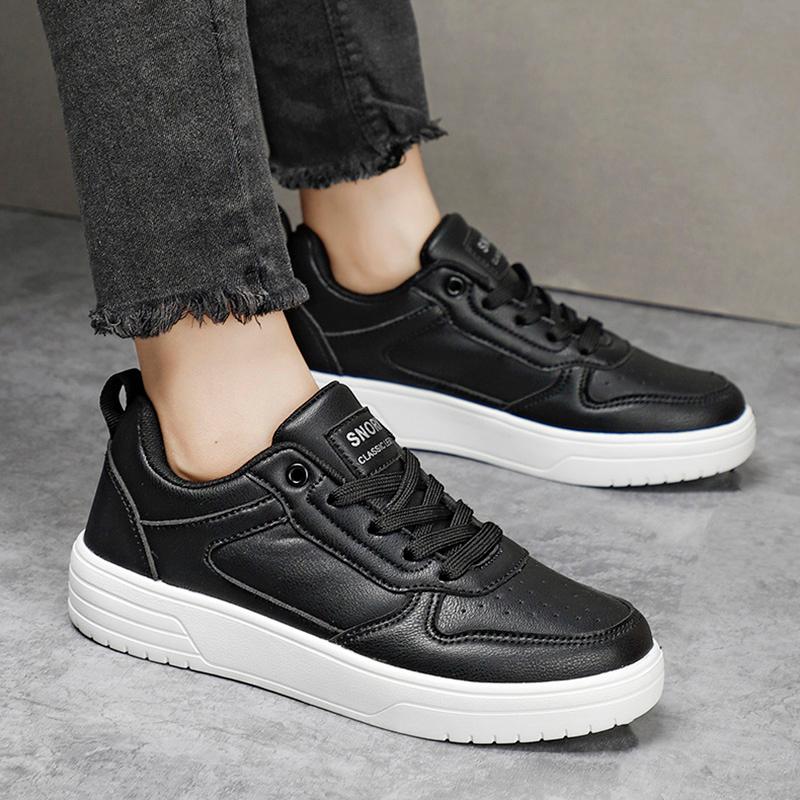 Giày da nam PU Sneakers Xu hướng chạy giày Ý Khỉ nam Khí quái Không trượt giày nam Color: Black Shoe Size: 42