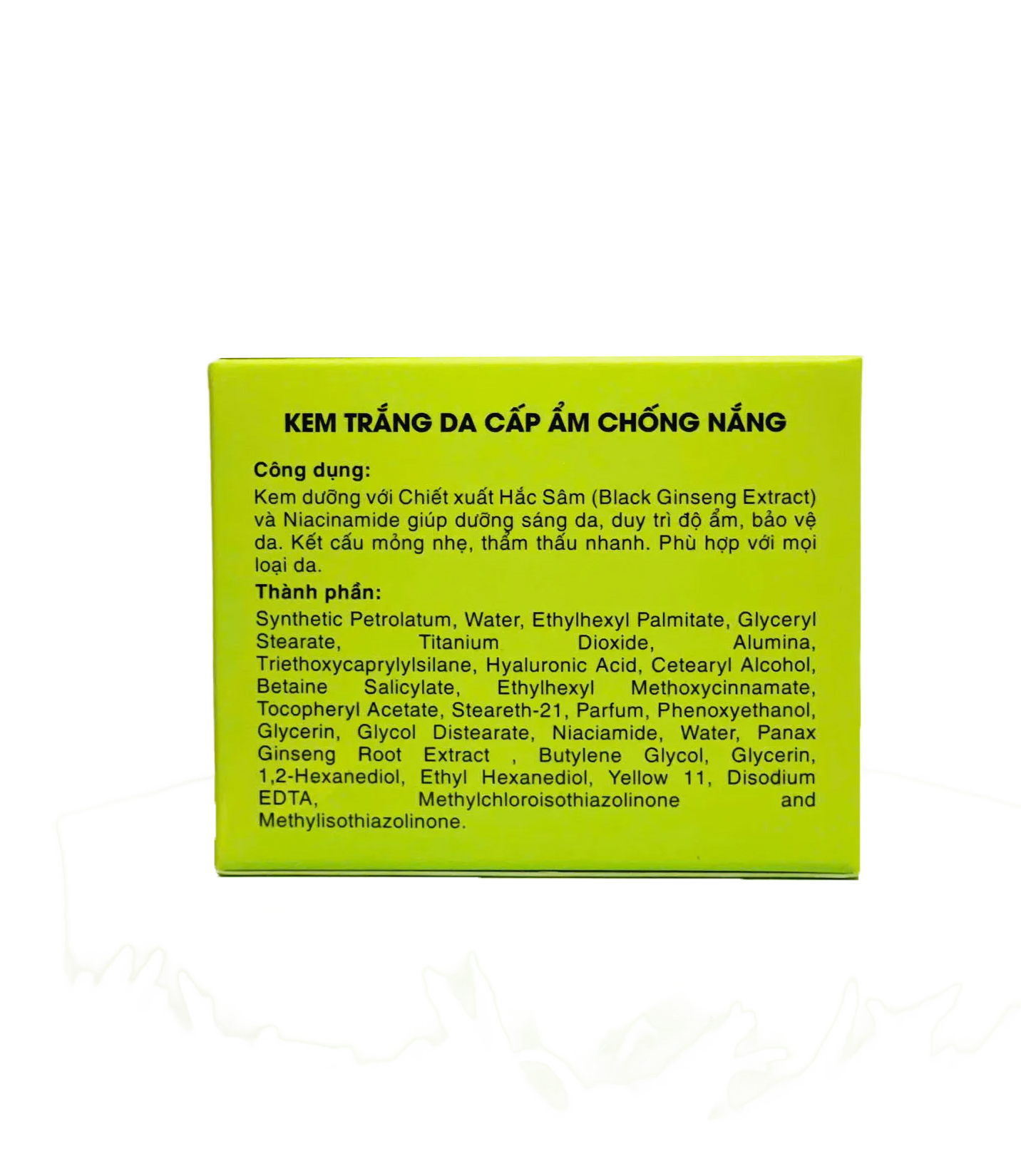 Kem  Trắng Da Cấp Ẩm Chống Nắng 15,30g Goskin (kem nén)