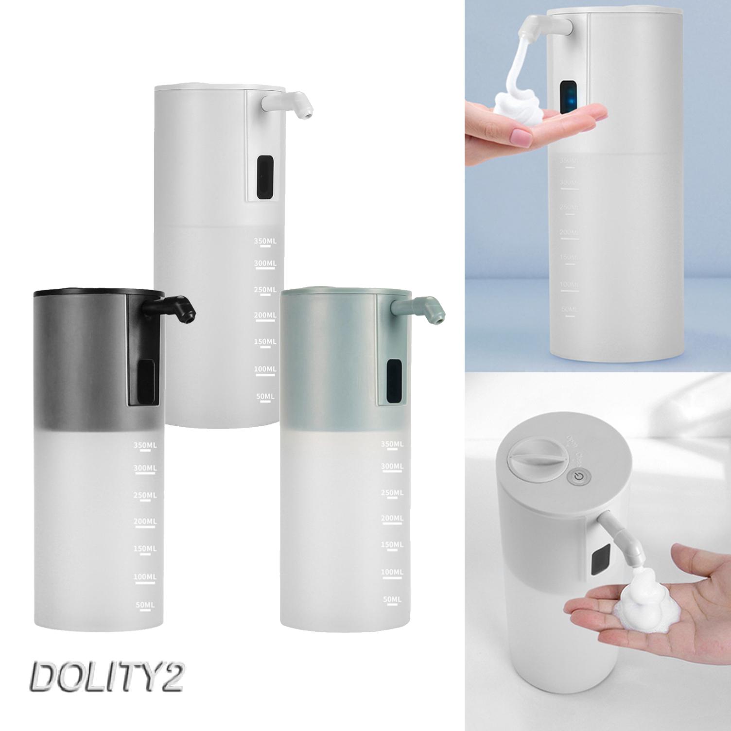 Set 2 Hộp Đựng Xà Phòng Cảm Biến Tự Động 350ml Cho Phòng Tắm