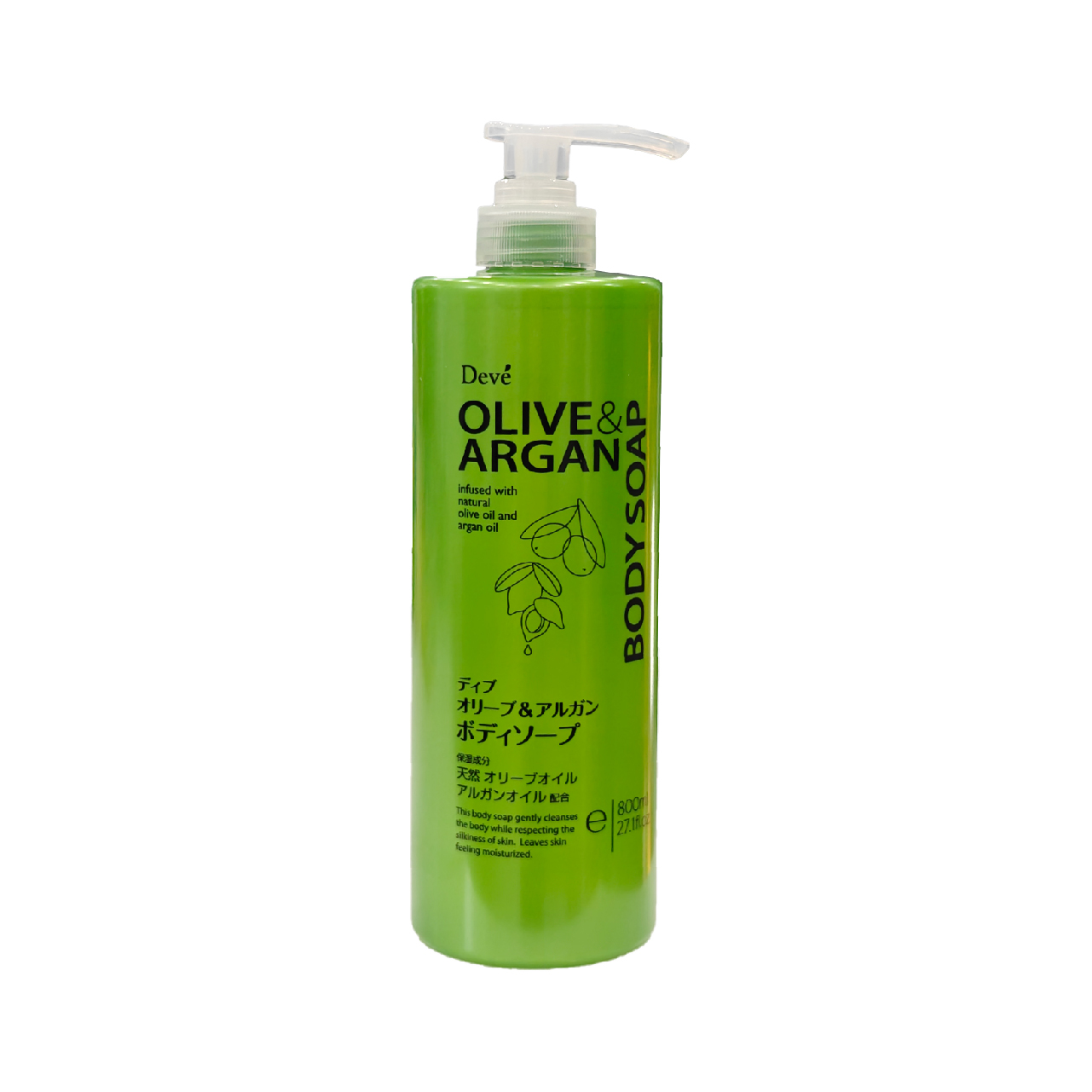 Sữa Tắm Dưỡng Sáng Mịn Da Sạch Sâu Deve Olive &amp; Argan Body Soap (130 G)